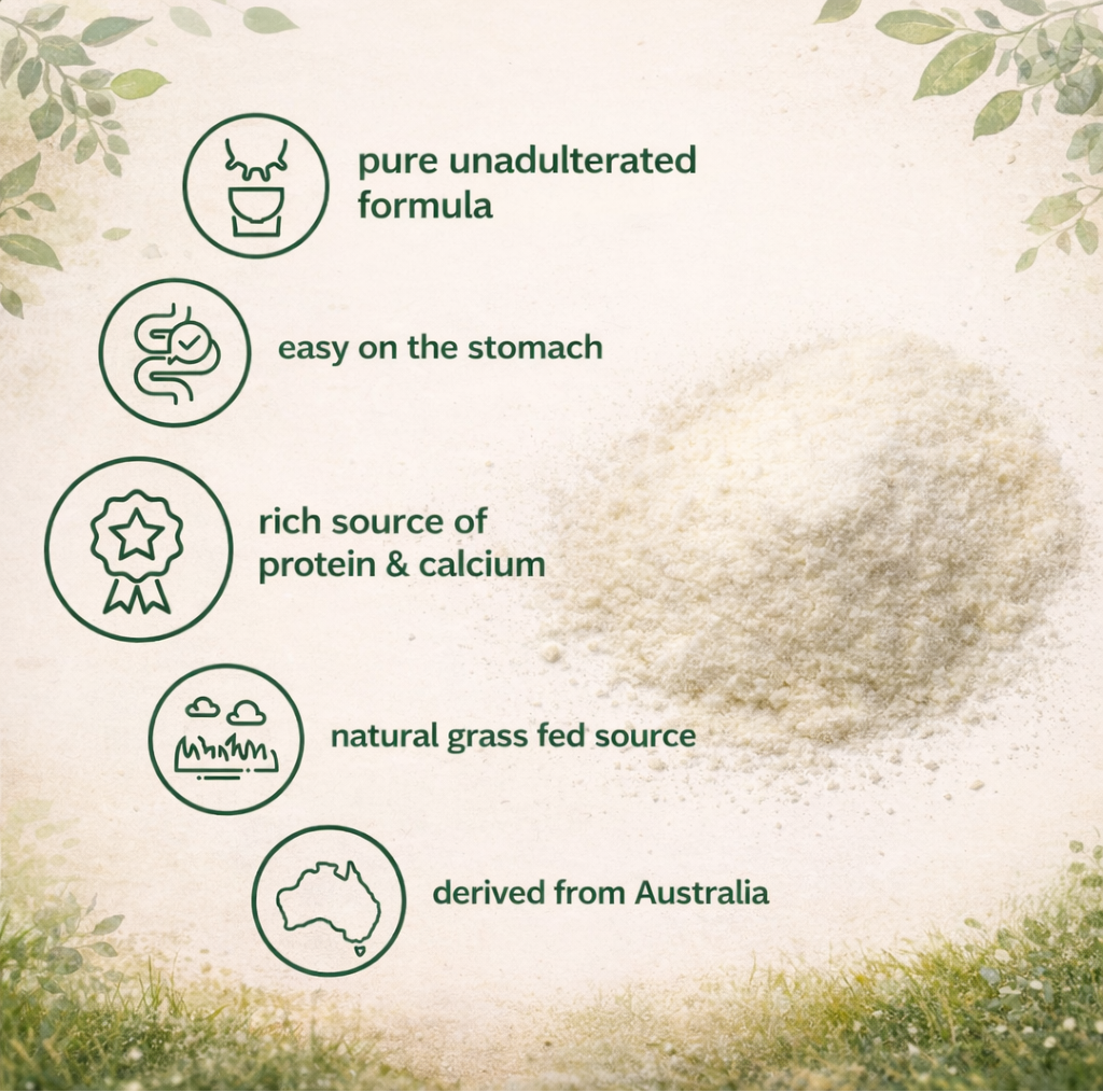 Nutrient Rich Goat Milk High in Protein, Calcium & Probiotics